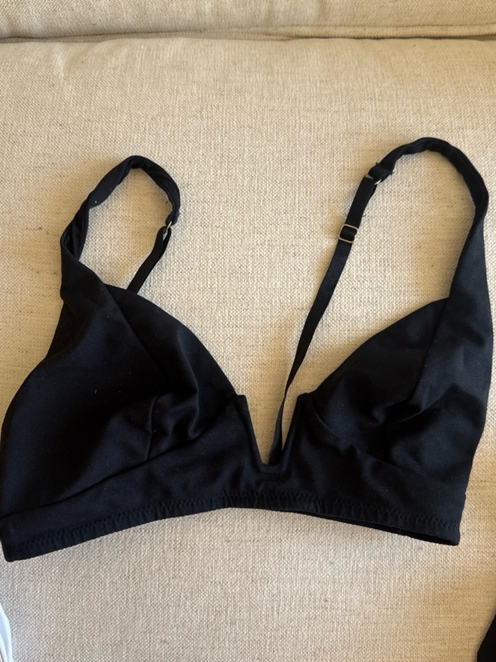 Free People Black Triangle Bralette